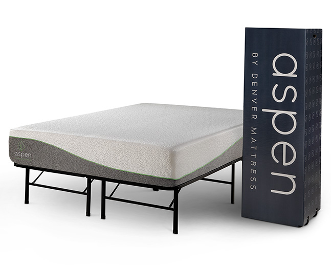 aspen bed in a box denver mattress