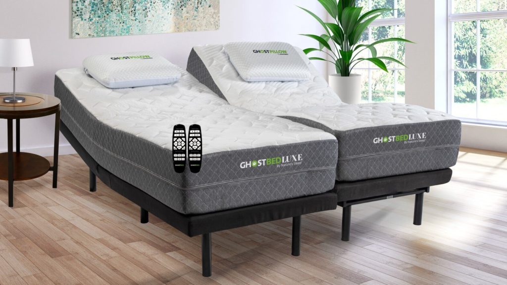 king bed with separate mattresses